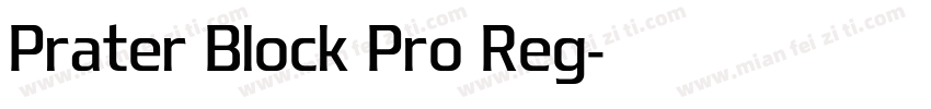 Prater Block Pro Reg字体转换